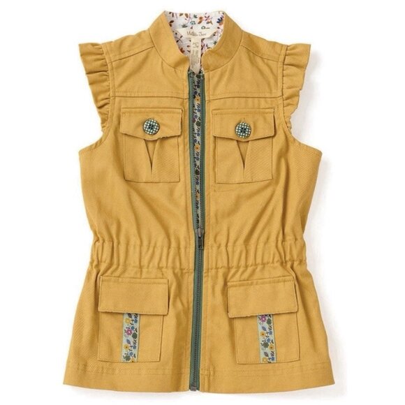 Matilda Jane Shoot for the Stars Girls Vest Size 2 Outdoor Adventure Safari Fall - Picture 1 of 7